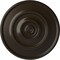 Ekena Millwork Traditional Reece Ceiling Medallion (Fits Canopies up to 5 7/8"), 24 3/8"OD x 1 1/8"P, Stone Hearth CM24RESHF - alternate 1